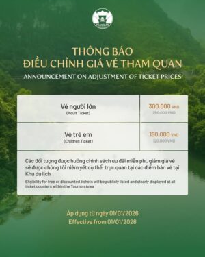 Vé tham quan Tràng An